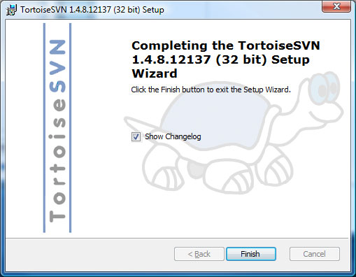 TortoiseSVN Setup Screen 5